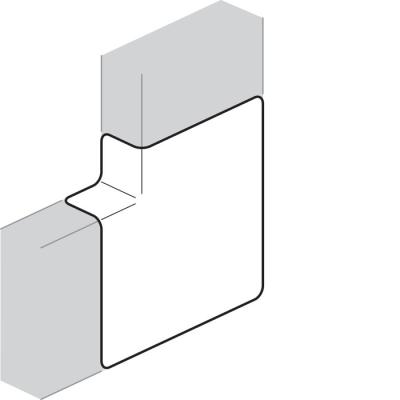  Angle plat GBD(A)50085 blanc 