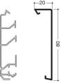  Couvercle plinthe SL20080 blan 