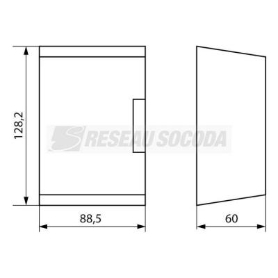  Cache bornes largeur 70 mm 