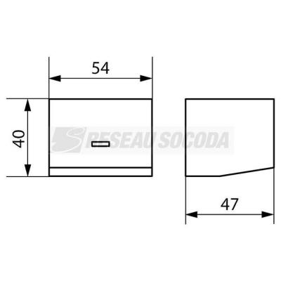  C.BORNES P/MODUL.L52.5MM 