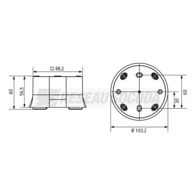  Boitier saillie 110A blanc 