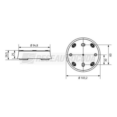  Boitier saillie 110B blanc 