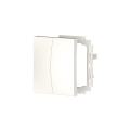  Poussoir double blanc 