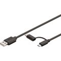  CORD USB2->TYPE C+MICRO USB 1M 