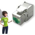  EMBASE RJ45 CAT6 FTP LUMINEUSE 