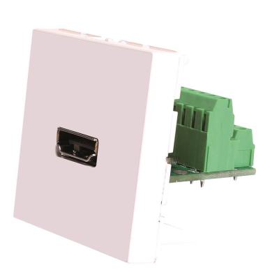  PLASTRON 45x45 HDMI A BORNIER 