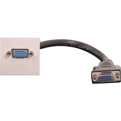  PLASTRON VGA FEM+CORDON 20CM 