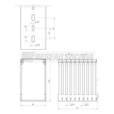  Goulotte c�blage 100x60 