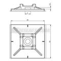  Embases adh�sives 30x30 int�ri 