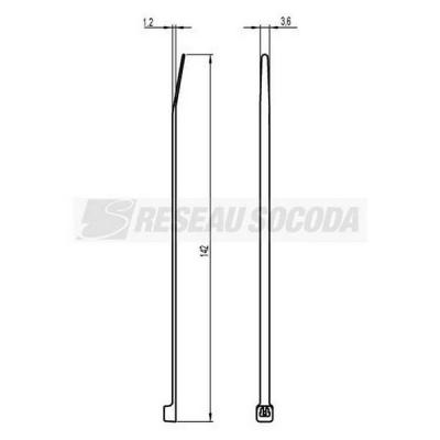  Colliers d�tectables 3,6x142 