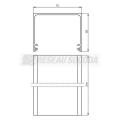  Couvercle blanc 2m 60x75 