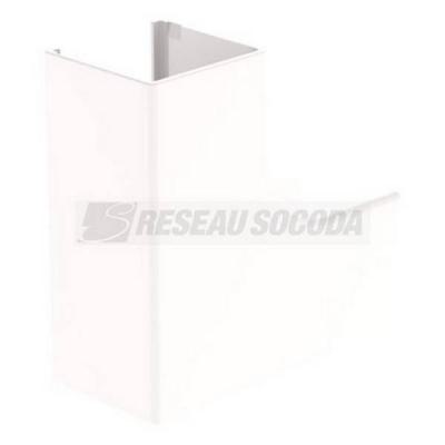  Angle plat blanc 35X35 