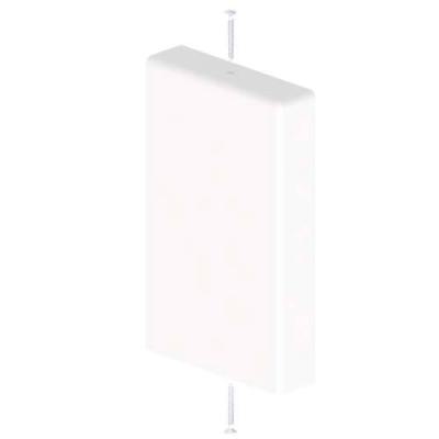  Embout fermeture blanc 45x75 