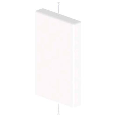  Embout fermeture blanc 60x100 