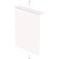  Embout fermeture blanc 95x140 