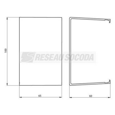  Joint de couvercle blanc 60x10 