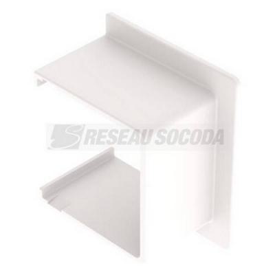 Passage mur droit blanc 35x35 