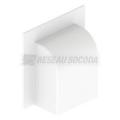  Passage mur 90� blanc 45x75 