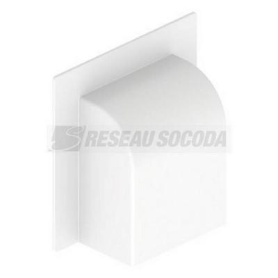 Passage mur 90� blanc 45x75 