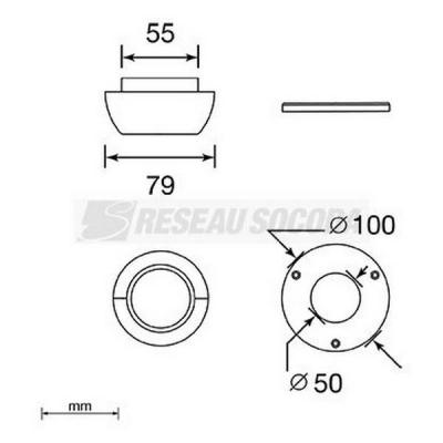 Accessoire fixation au plafond 