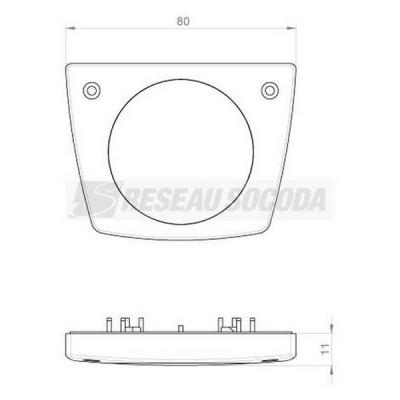  Embouts Lat�raux gris 