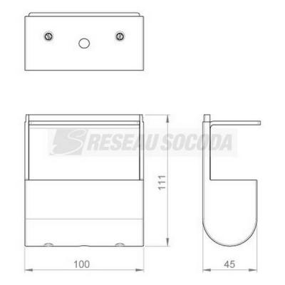  Support mobile gris 