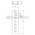  Rail isolant 25x50x2000 SH 