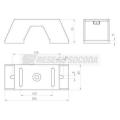  Support vertical isolant L200 