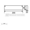  Embout de fermeture 60x200 SH 