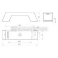  Support vertical isolant L300 