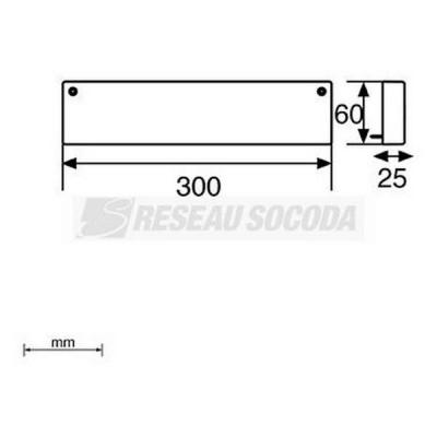  Embout de fermeture 60x300 SH 