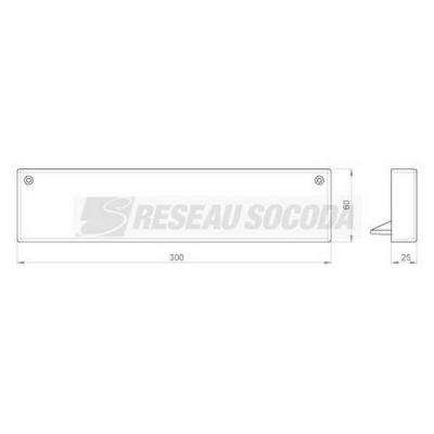  Embout de fermeture 60x300 