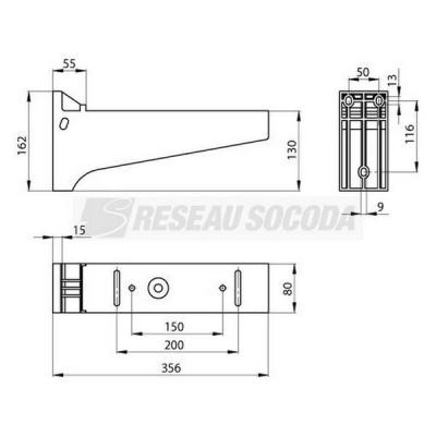  Supp horizont isolant 100x300 