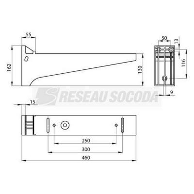 Support horizontal isolant L40 