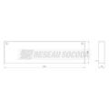  Embout de fermeture 100x400 