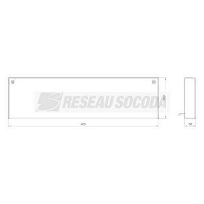  Embout de fermeture 100x400 