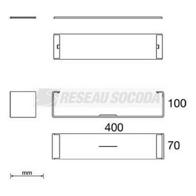  Joint de couvercle 100X400 
