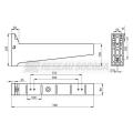  Support horizontal isolant L50 