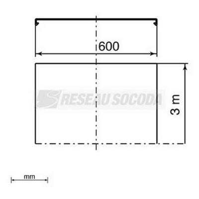  Couvercle L600 SH 