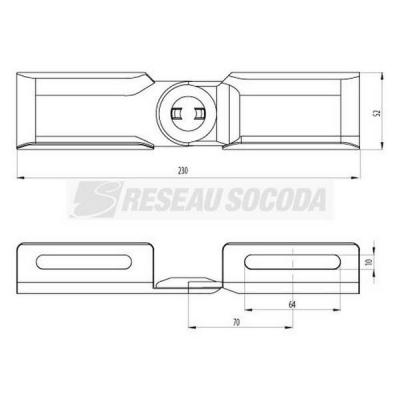  Charni�re verticale H60 