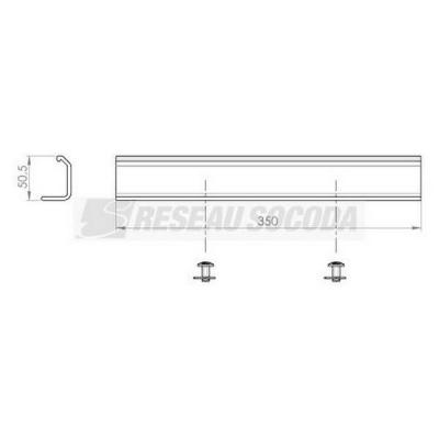  Eclisse H60 et goujons rapides 