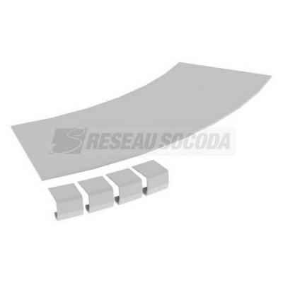  Couvercle coude plat 45� L200 