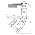  Coude plat 45� 135x200 R600 