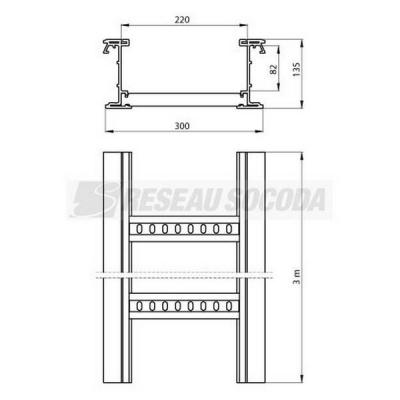  Echelle � c�bles 135x300 