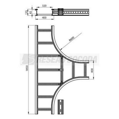  D�rivation T 135x400 R600 