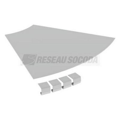  Couvercle coude plat 45� L500 