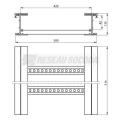  Echelle � c�bles 135x500 