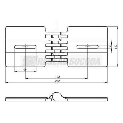  Charni�re horizontale H135 