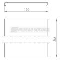  Couvercle (3m) L130 