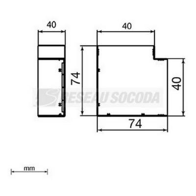  Angle plat 40x40 